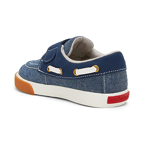 See Kai Run, Elias Slip-On Sneakers for Little Kids, Navy Canvas, Toddler 52