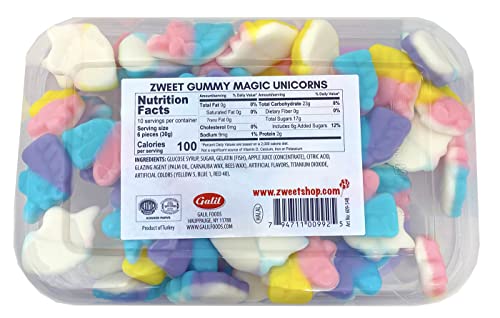 Zweet Gummy Candy Variety Pack Of 3 – Gummy Unicorns, Gummy Hearts, And Gummy Ice Cream - Kosher Gummy Candy, Halal Gummy Candy 10 Ounces Each #TOP6