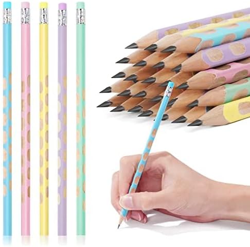 Miniatura 9 de Ainiv Lápices #2 HB, lápices número 2 con borrador, 30 lápices de grafito, lápices de madera, 30 lápices de regalo para niños, adultos, escuela,