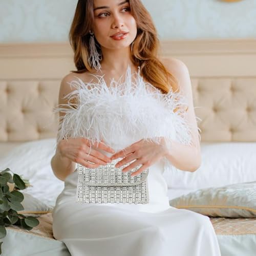 Sac de soirée d'anniversaire portable en strass chic - 2