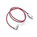Produktbild Audi 8S0051435K Ladekabel Kabel Anschlusskabel Verbindungskabel gewinkelt, rot