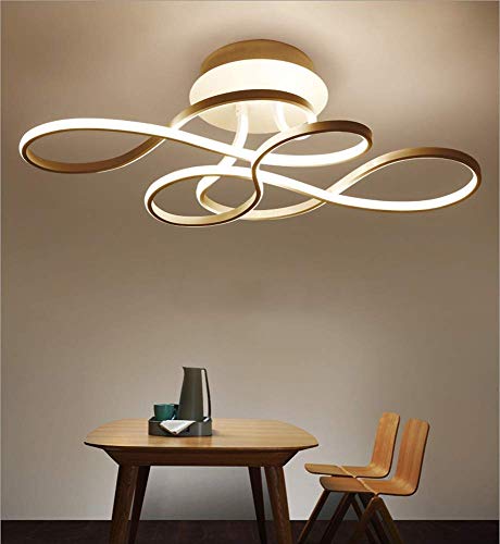 Plafonnier LED moderne anti-éblouissement en acrylique blanc pour cuisine et couloir