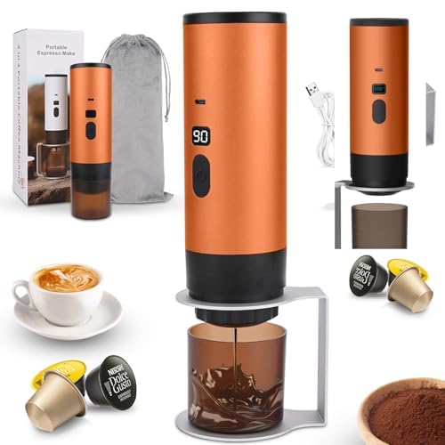 3 in 1 Caffettiera Portatile, Macchina da Caffè Espresso...