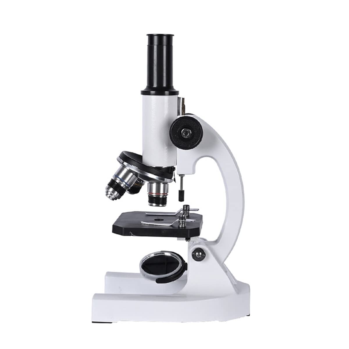 Microscope 640X 1280X 2000X Biological Microscope, Monocular LED Electronic Eyepiece(Package 4)
