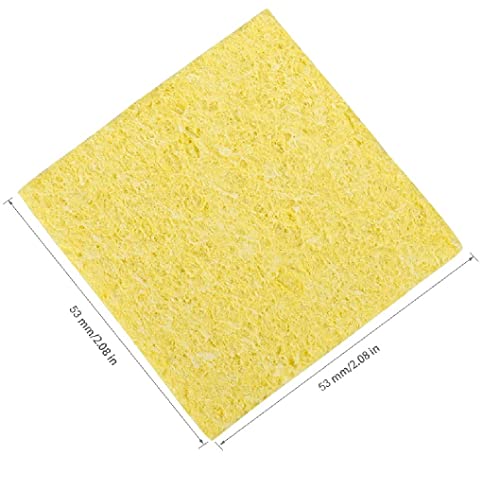 Image of Sponge For Cleaning Soldering Iron Bit Solder or Tip Welding Clean Pad (Pack of 12)