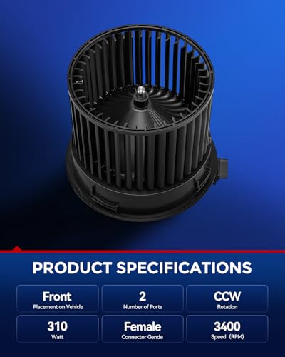 Image of KAX AC Blower Motor for Nissan Juke 2011-2017, Nissan Leaf 2011-2015,Cube 2009-2014 - HVAC Heater Blower Motor Replaces# 700256,76952