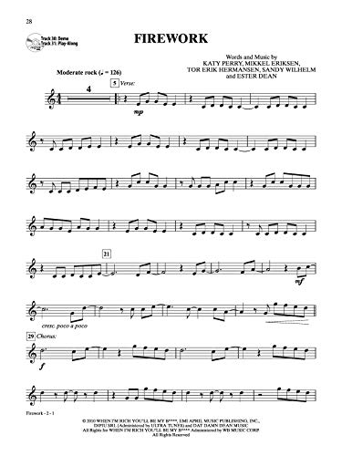 Ultimate Pop & Rock Instrumental Solos: Trumpet, Book & CD (Ultimate Pop Instrumental Solos Series) - Image 4