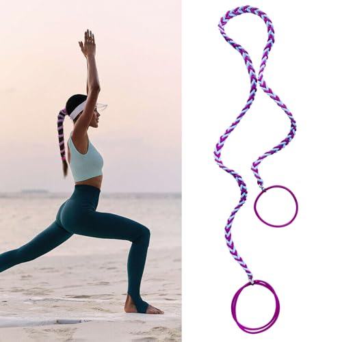 Spiral Hair Tie Sprots Ponytail Holders, Elastic Braided Hair Ties No Damage, Pony Tail Wrap for Long Hair for Gym, Swimming, Diving 25