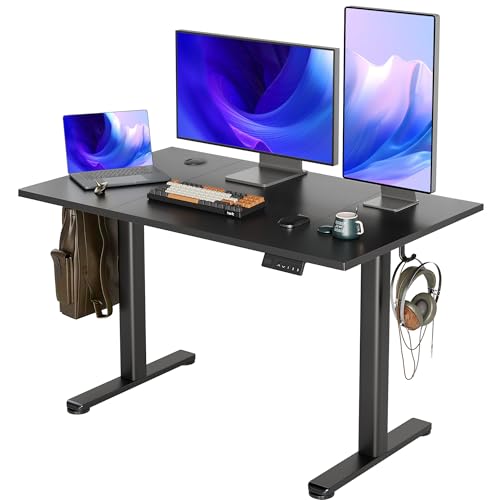 INNOVAR Electric Standing Desk, Adjustable Height Stand up Desks, 48 x 24 Inches Sit Stand up Desk...
