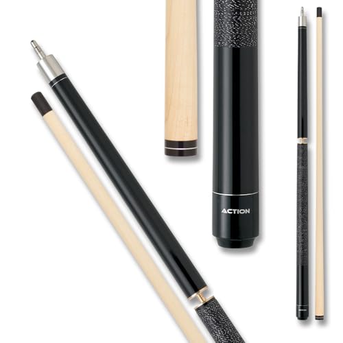 Action Break Jump Billiards Pool Cue Stick - Black w/Linen - 21oz
