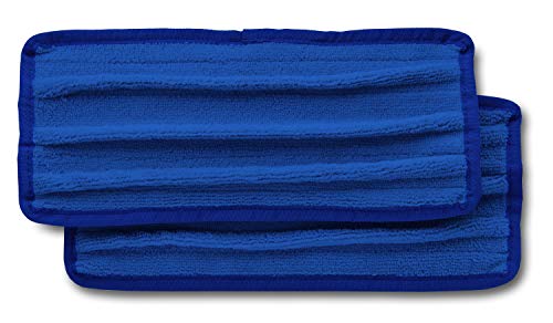 Unger SpeedClean Indoor Window Cleaner Replacement Pads, Remove Dirt, Grim, and Dust, Works with All Glass Cleaners and Solutions, Cleaning Supplies, Reusable and Machine Washable