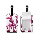 Etiqueta de equipaje duradera: hecha de piel sintética de alta calidad, se siente suave y cómodo. No tiene miedo a los arañazos, suave y cómodo, cómodo. Personalidad profesional DIY impresión diseño, personalización, personalización.