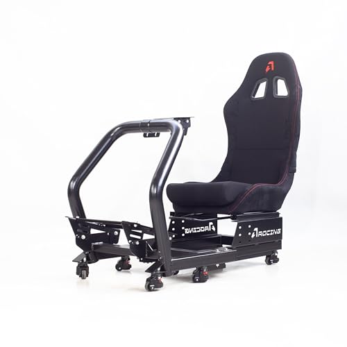 Image of azracing SF Retractable Modular Racing Simulator Cockpit with Foldable Seat