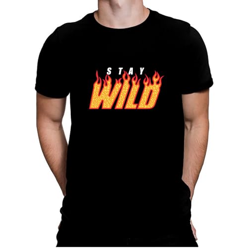 T-Shirt Ben Azelart Merch Stay Wild Merch Ben Azelart Reto Shirt,Ben Azelart T-Shirt,Long Sleeve Tshirt,Sweatshirt,Hoodie for Kid Men Women… Black