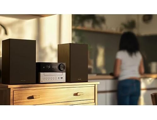 Micro-Chaîne Hi-Fi Philips TAM3205M2 – Bluetooth, Lecteur CD, 20W RMS - vue 9