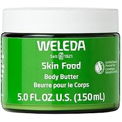 Weleda Skin Food Body Butter 5 Fluid Ounce, Sustainable Glass Jar, Plant Rich Hydrating Moisturizer with Shea and Cocoa Butter, Sweet Almond Oil and Pansy