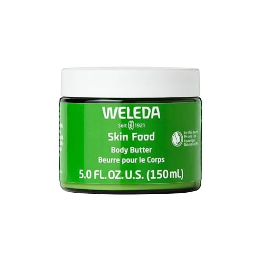 Weleda Skin Food Body Butter 5 Fluid Ounce, Sustainable Glass Jar, Plant Rich Hydrating Moisturizer with Shea and Cocoa Butter, Sweet Almond Oil and Pansy