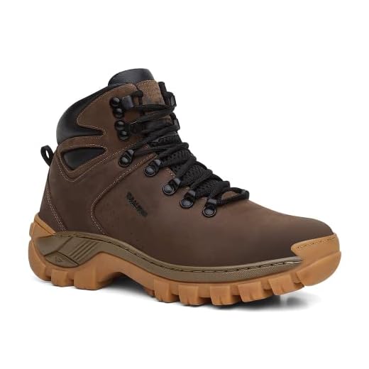 Bota Coturno Adventure Arizona Couro Legítimo Palmilhas Gel (41, Café)