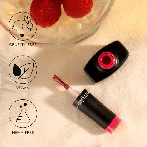 Mylee Gel Nail Polish 8Ml [Berry Tea] - Cloud Nine Collection - Uv/Led Nail Art Manicure Pedicure For Professional, Salon & Home Use [Spring/Summer 2026] - Long Lasting & Easy To Apply - 6