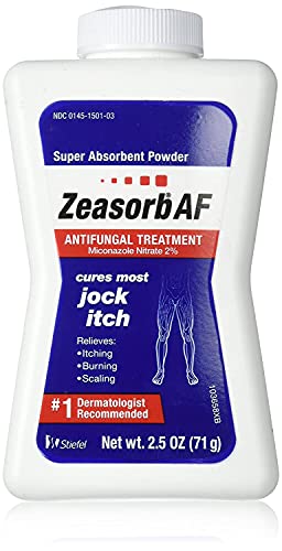 5 Pack Zeasorb Super Absorbent Antifungal Treatment Powder Jock Itch 2.5 oz