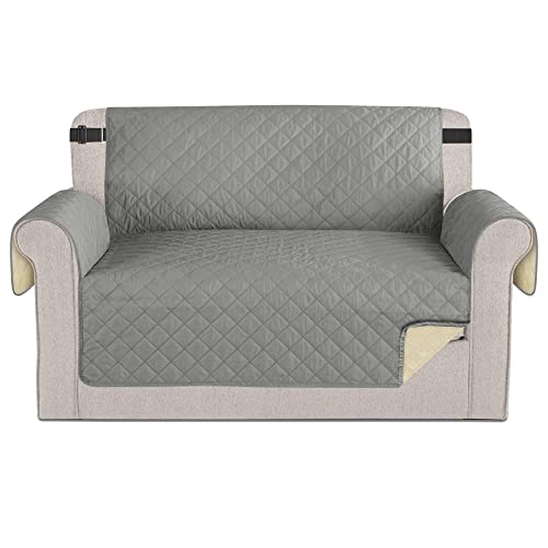 Time to Sparkle 1Pack Sofa Cover 2 seater Sofa Slipcover Reversible Sofa Cover Water Resistant Couch Cover with Foam Sticks Elastic Straps Furniture Protector for Kids Dogs