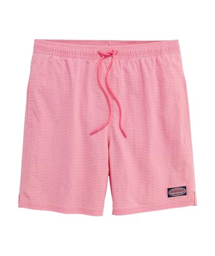 vineyard vines 6 Inch Solid Island Swim Trunks, Waves Neon Rosa, L