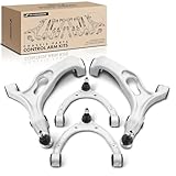 A-Premium Set of 4, Front Upper & Lower Control Arm Kit, with Ball Joint & Bushing, Compatible with Volkswagen Touareg 2011-2017 & Porsche Cayenne 2011-2018