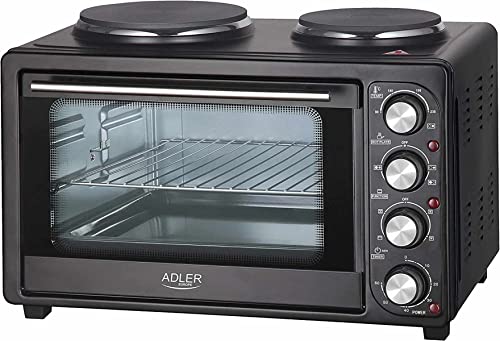Minibackofen mit Kochplatten von Adler AD 6020