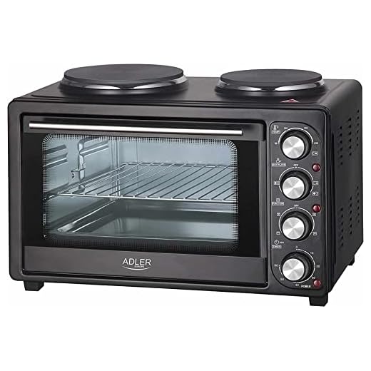 Adler AD 6020 Elektro-Backofen mit Heizplatten