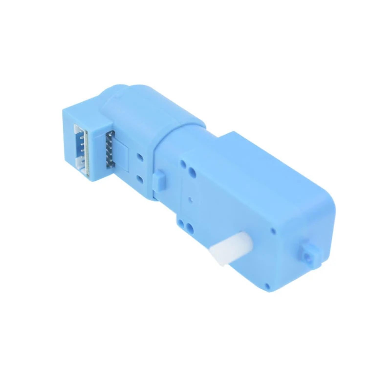 Moteur 12V DC à engrenage métallique et encodeur double axe Type E - 6
