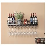 【Ahorro de espacio】 Le ofrece una cocina, un mueble o un mini bar de estilo moderno y ordenado. Nuestro estante para copas de vino utiliza el espacio debajo de su gabinete como almacenamiento de sus copas de vino, lo que ocupa poco espacio.
