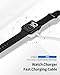 2025 Upgraded for Apple Watch Charger, Magnetic Wireless Charging Cable 3FT [Portable] iPhone iWatch Charger with Dual Port USB Power Adapter Block for iWatch Series Ultra/10/9/8/7/SE/SE2/6/5/4/3/2/1
