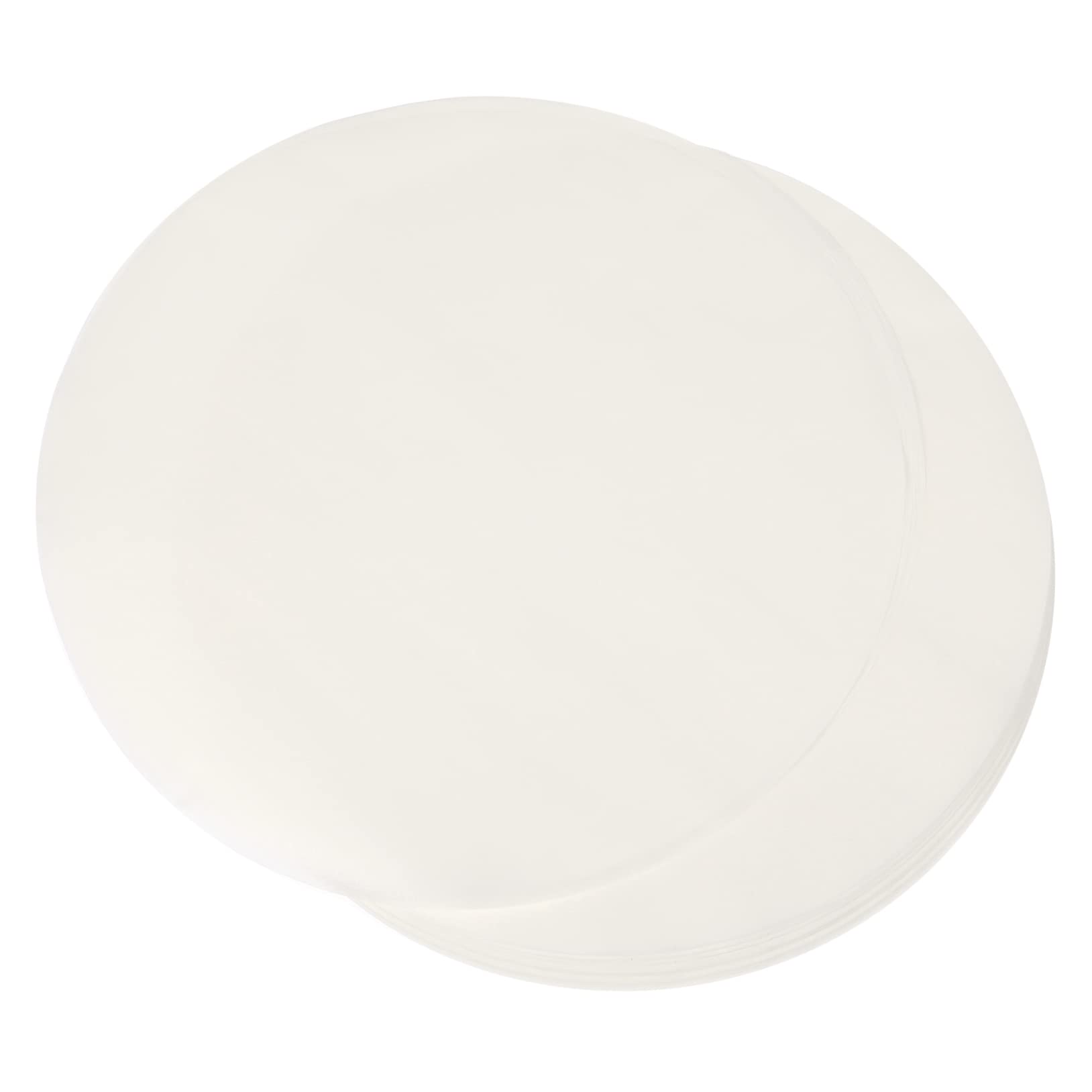 DECHOUS Papel Pergamino Antiadherente 23 Cm Redondo, Papel Para Hornear Pasteles y Bandejas, Resistente Al Aceite y Agua, Ecológico, Para Uso Horno y Microondas, Paquete De 500 Hojas