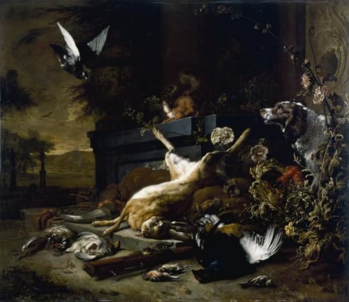 Tableau toile nature morte Weenix 60x90cm pour habiller un mur vide avec élégance