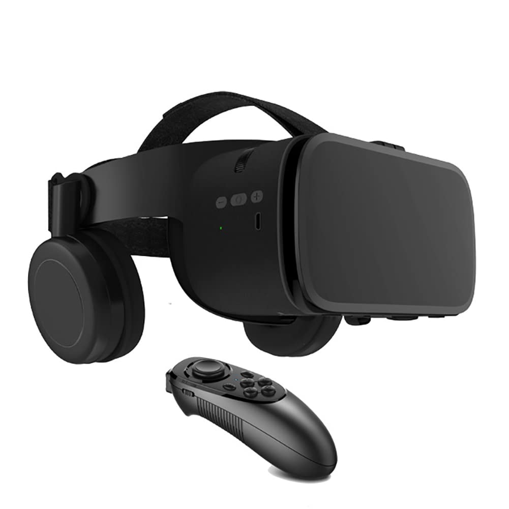 VR Auricolare Virtual Reality, Goggles VR con Controller, HD Virtual Realty Auricolare con Gamepad, Occhiali VR per TV, Film e Videogiochi