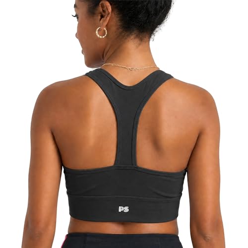 Image of POPSUGAR Sports Bras for Women - Y Back, High Neck, Strappy & Long Line Padded Racerback Bra Workout Yoga Top Racer Back Bra