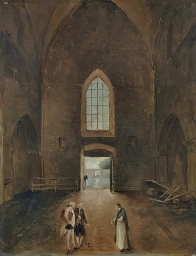 Imprimé sur toile Hubert Robert affiche d'art aux finitions d'art