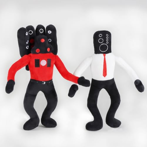 Kit 4 Skibidi Toilet Boneco Pelucia Cabeça De Privada Meme