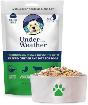 Under the Weather Bland Diet for Dogs | Easy to Digest for Sick D...