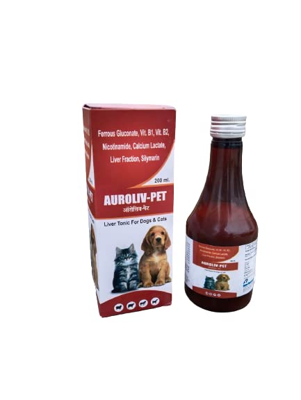 Pharma Auroliv -Pet Liver Tonic and Growth promotor for Dog and cat Pet Health Supplement -(200 mL) (Pack of 2) (B0BR5N8C6G) Amazon Price History, Amazon Price Tracker