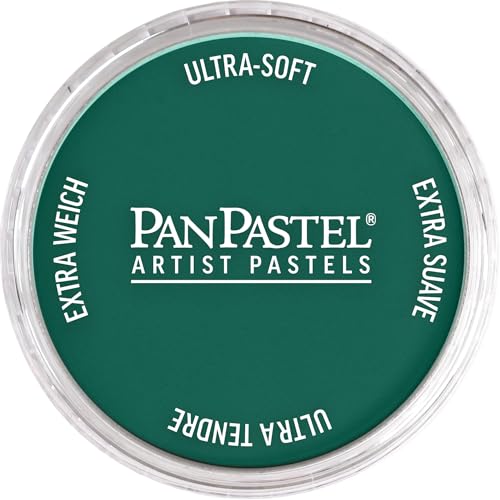 PanPastel Artist Pastels by GOLDEN, Teal Shade, 2.44” / 62mm Pan Diameter, Professional Artist Pastels, Unique Pan Format (cake-like)