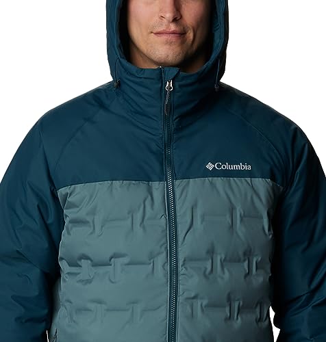 Image of Columbia Men Omni-Heat Inifnity Grand Trek II Hooded Hiking and Trekking Down Jacket