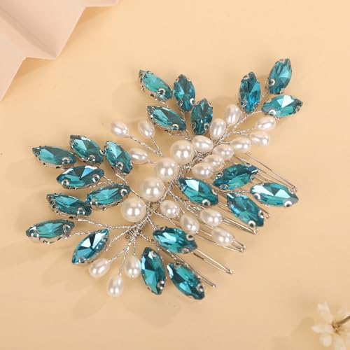 Accesorio Para Cabello Con Piedras De Cristal Y Perlas miniatura 4