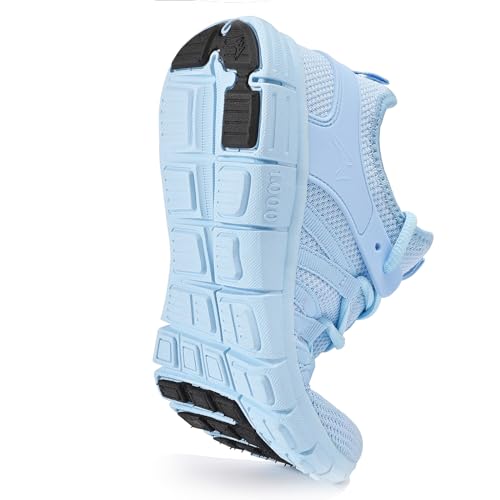 Image of INZCOU Running Shoes Lightweight Tennis Shoes Non Slip Gym Workout Shoes Breathable Mesh Walking Sneakers