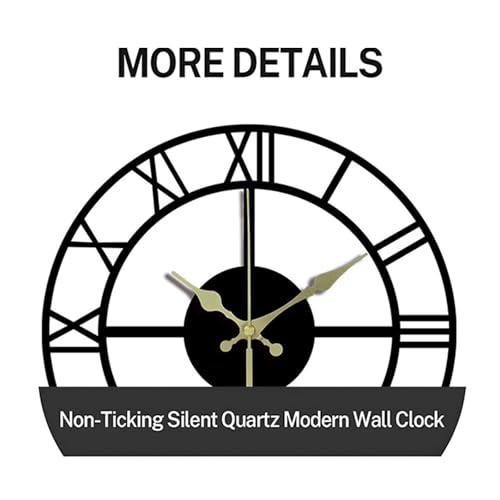 Horloge murale moderne géante pour sublimer le design de votre salon - 4