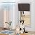 Muhub Pet Door, Large Dog Door for Exterior Doors with Single Automatic Closing Magnetic Flaps, Aluminum Doggy Door Cat Door, Install in Interior and Exterior Doors or Walls, Pets Up to 220 lbs