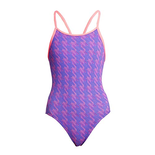 Preisvergleich Produktbild Funkita Mädchen Badeanzug Diamond Back (140, Tetris Time)