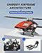 PENG KUN OMP Hobby M1V1 RC Helicopter for Adults, Commanding Silent 3D Flight, BNF (Transmitter not Included) Ready with Dual Brushless Motors