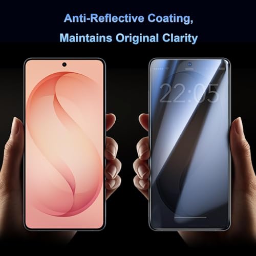 Image of OneFish Screen Protector Compatible with Samsung Galaxy S24 Ultra, 9H Tempered Glass, HD Clear, Scratch Resistant, 10s Auto Dust-Elimination Installation, Support Fingerprint Unlock,2 Pack