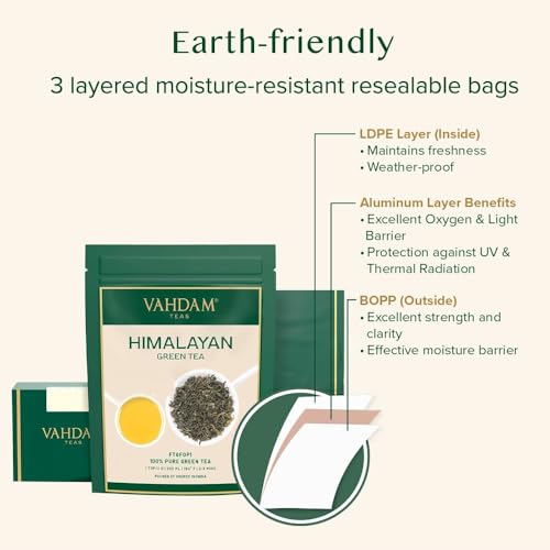 VAHDAM Himalayan Green Loose Leaf Tea